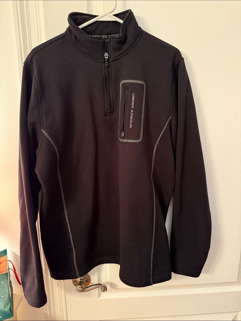 Under Armour Black Half-Zip Performance Pullover